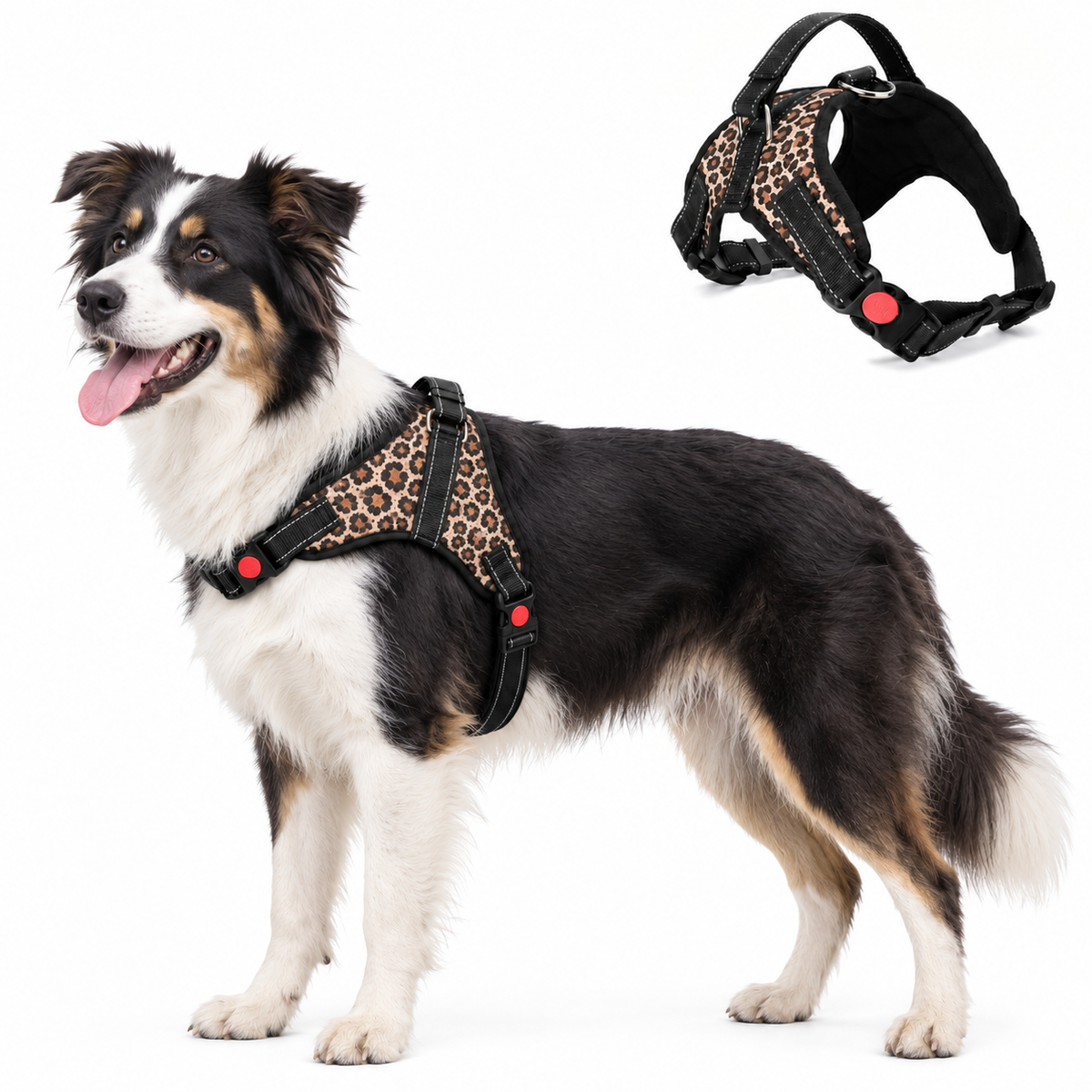 Dog Harness Pet No-Pull Breathable Adjustable