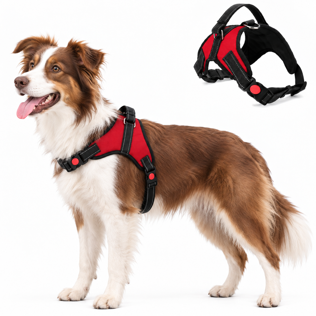 Dog Harness Pet No-Pull Breathable Adjustable